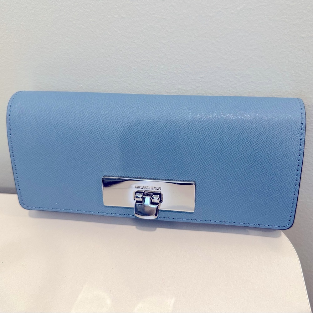 Blue Michael Kors Wallet